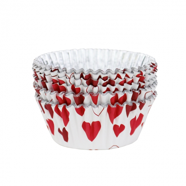 Cupcake Baking Cases - Hearts